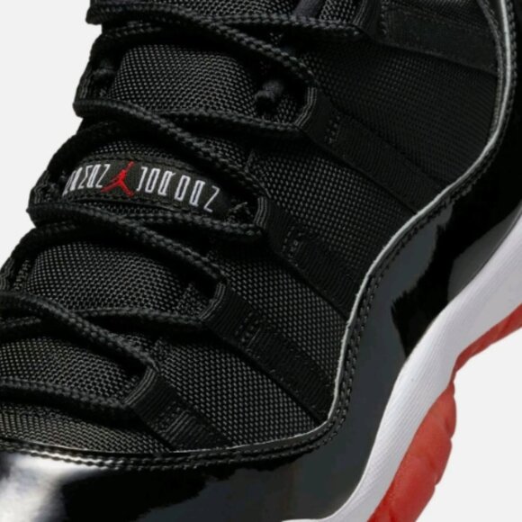 Nike Air Jordan 11 Low Men's Bred Black/Red FV5104-006 "MULTIPLE SIZE" - Picture 4 of 8